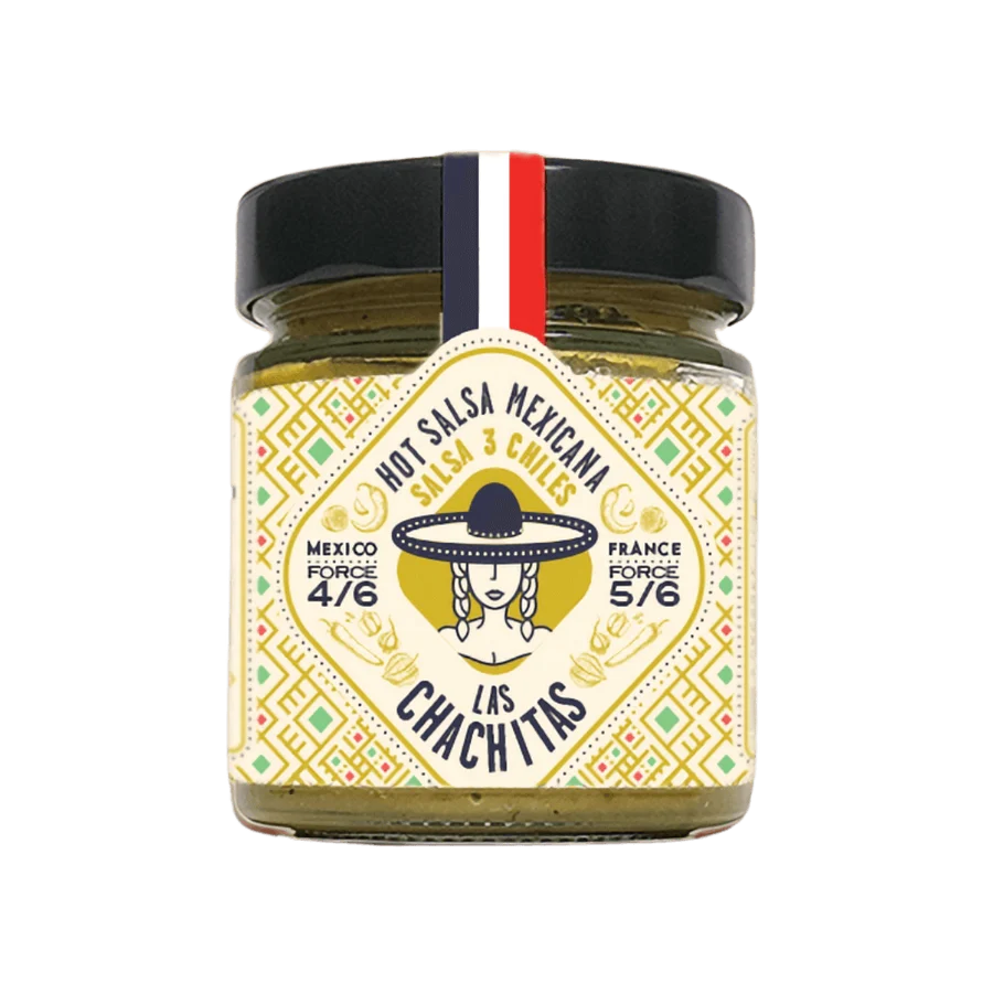 Las Chachitas - Salsa 3 Chiles - Force 5/6 - 100g