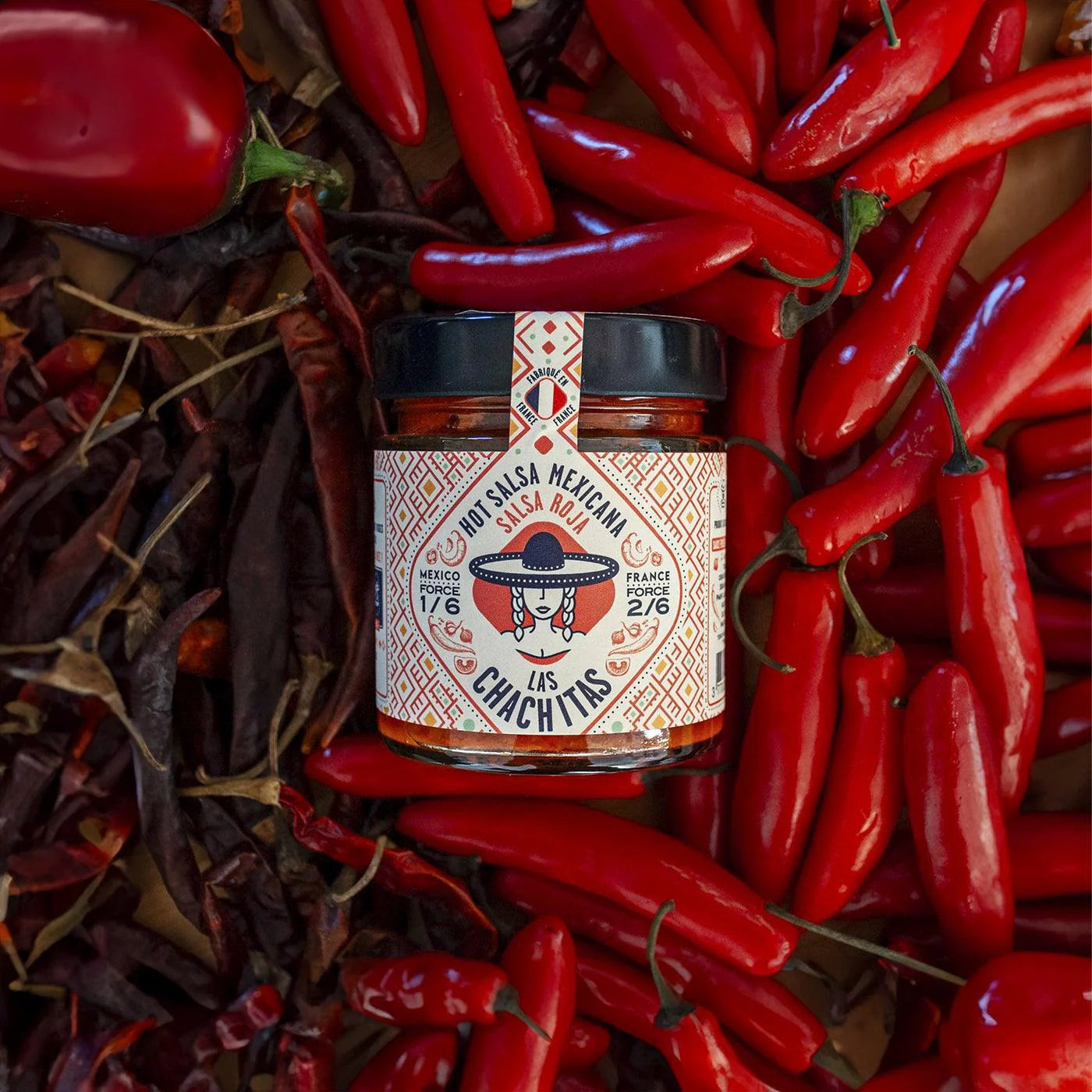 Las Chachitas - Salsa Roja - Force 2/6 - 100g