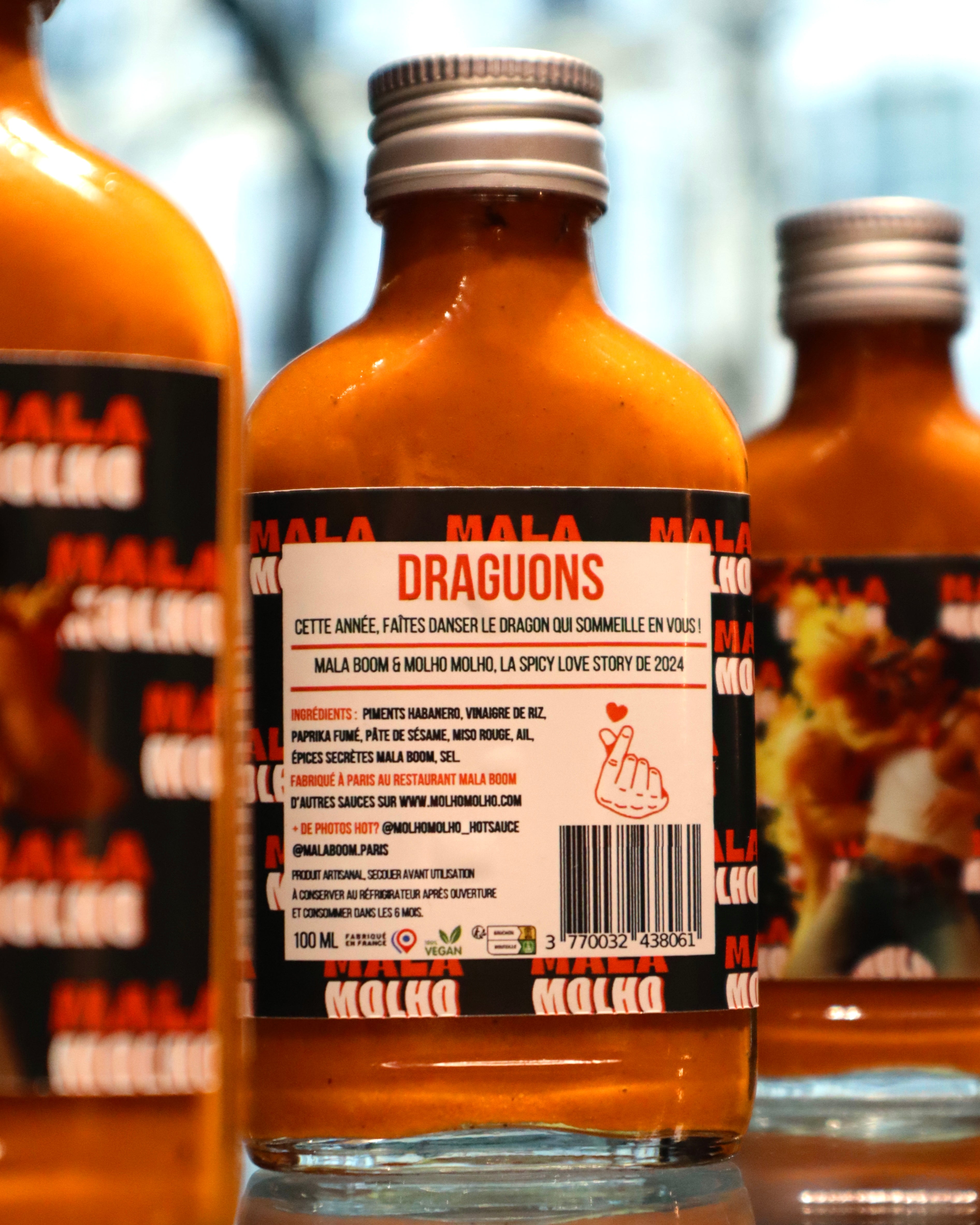 Molho Molho - Sauce Piquante 🌶️*7 - Draguons - 100mL