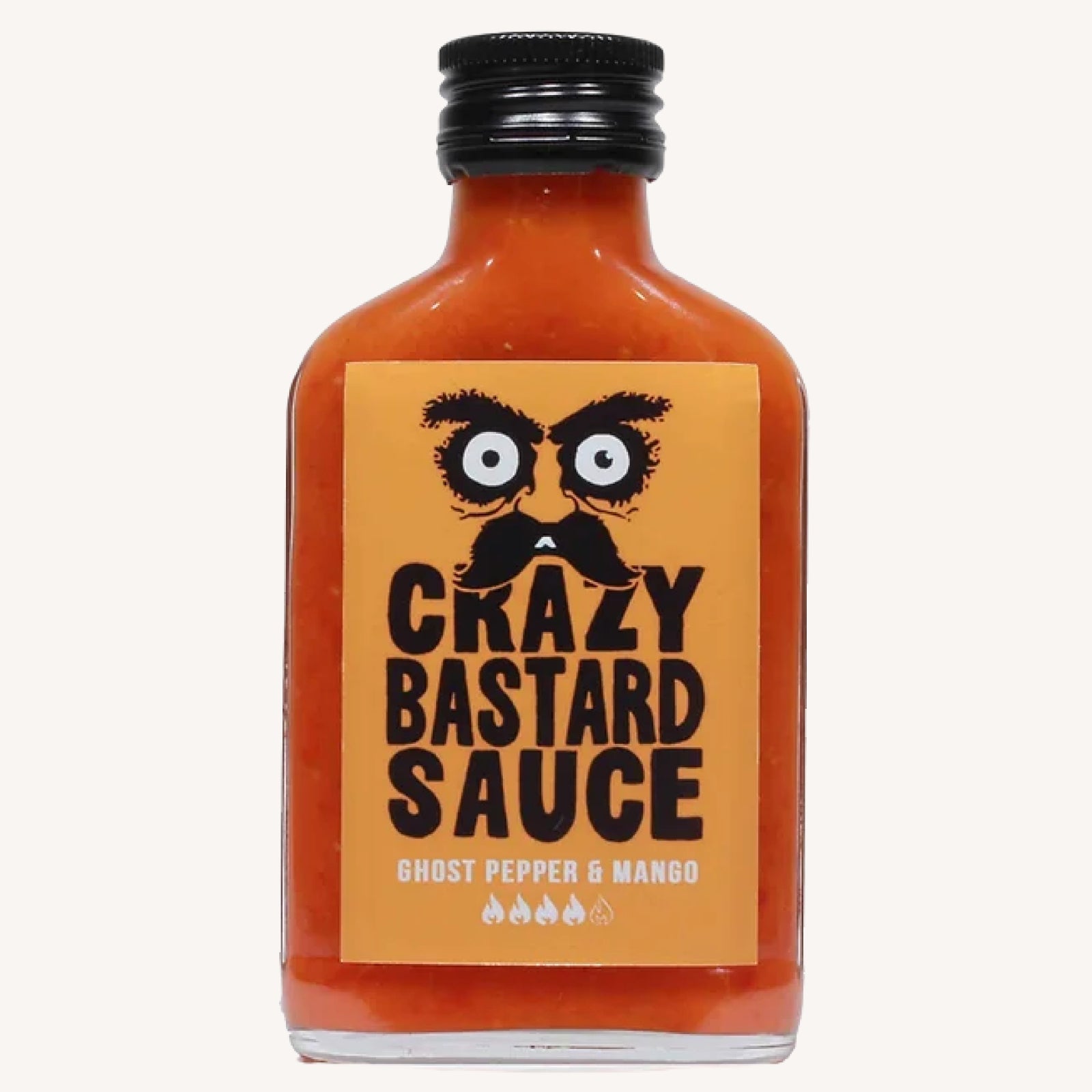 Crazy Bastard - Sauce Ghost Pepper & Mango - Forte 4/5 - 100g